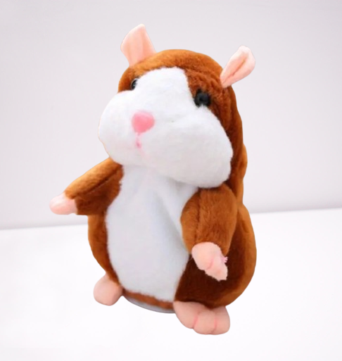 Talking Hamster Plush Toy, Repeat What You Say Plush Interactive Toy